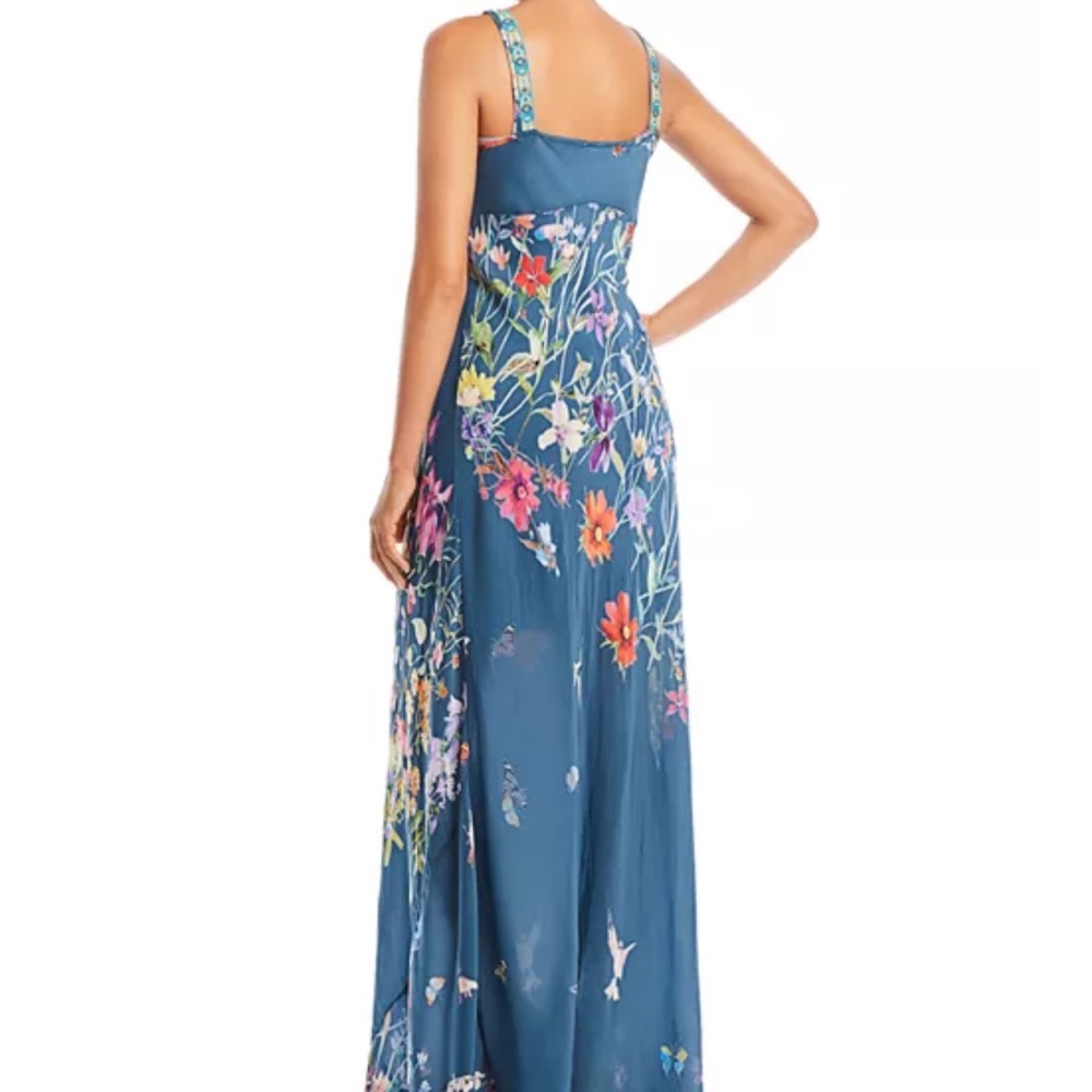 💙💜NWT JOHNNY WAS FLORAL PRINT MAXI TANK DRESS SIZE L - Picture 4 of 16
